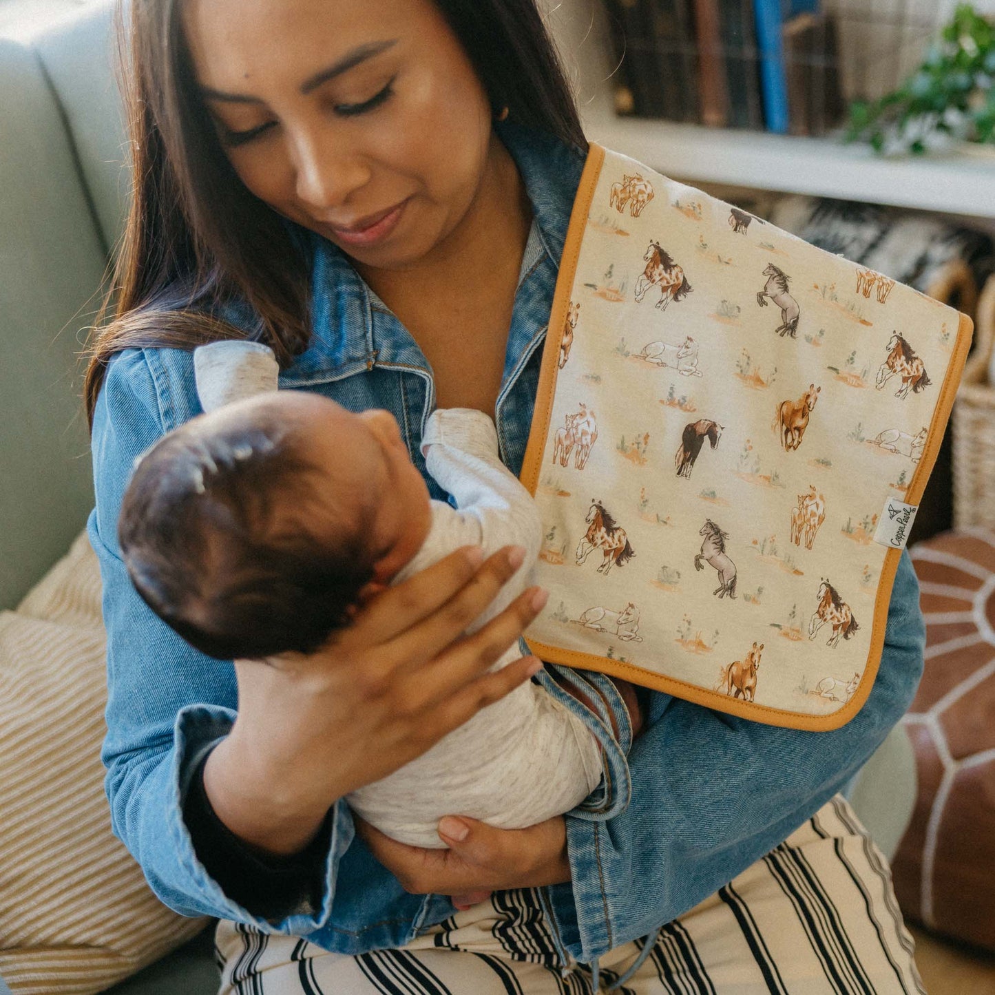 Copper Pearl - Cheyenne Burp Cloth Set (3-Pack)