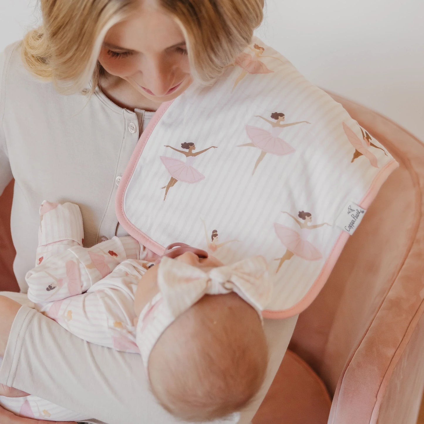 Copper Pearl - Katerina Burp Cloth Set (3-pack)