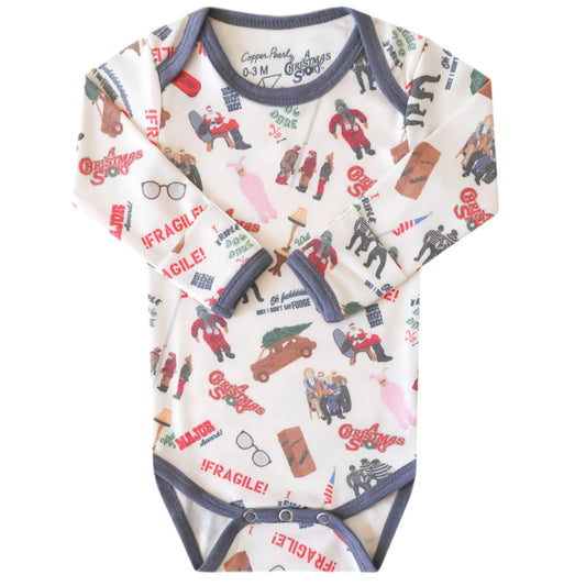 Copper Pearl - A Christmas Story Long Sleeve Bodysuit