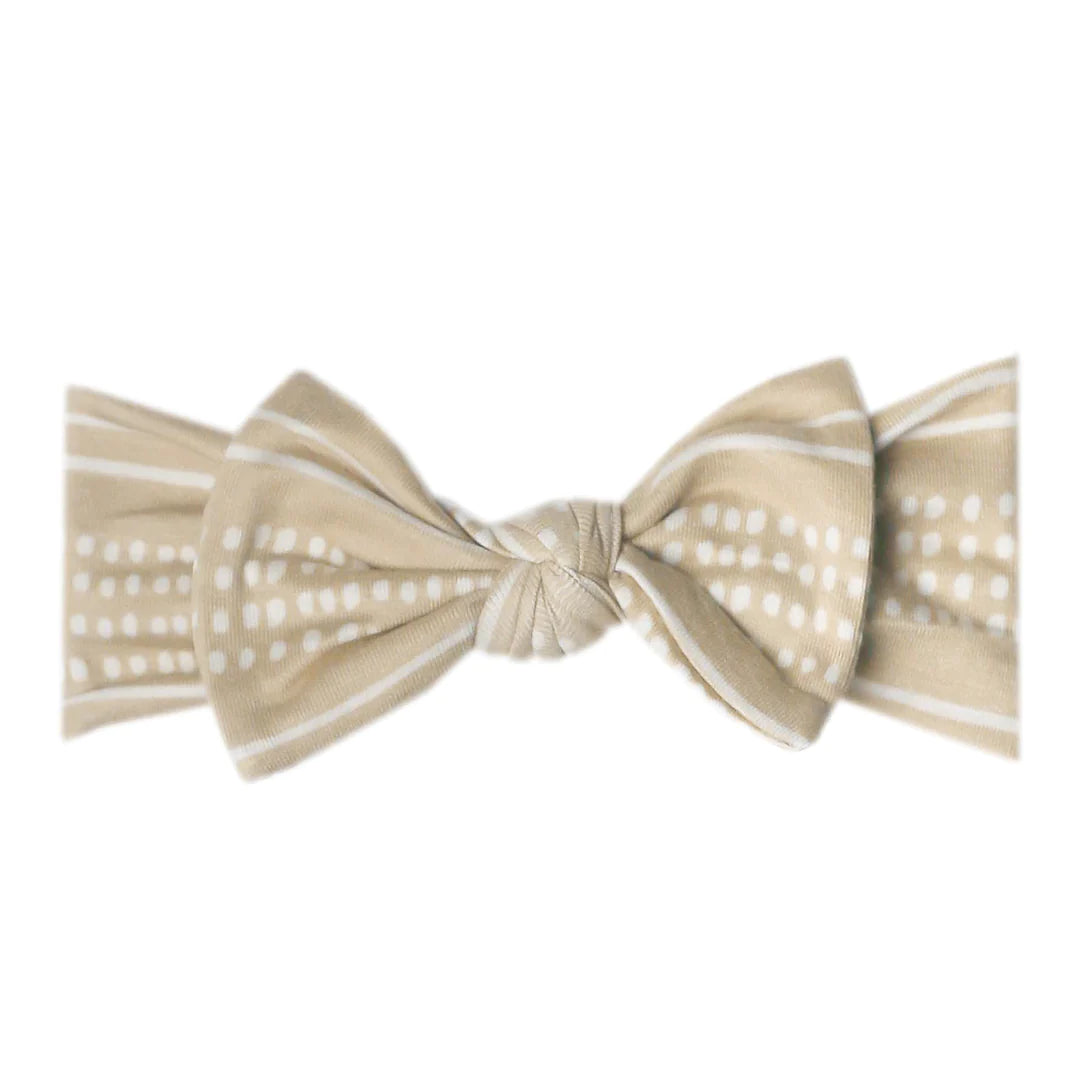 Copper Pearl - Knit Headband Bows (Multiple Styles)
