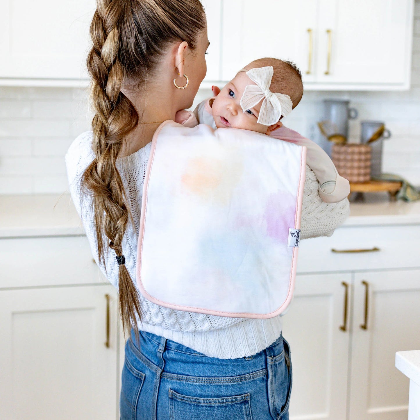 Copper Pearl - Flora Burp Cloth Set (3-Pack)