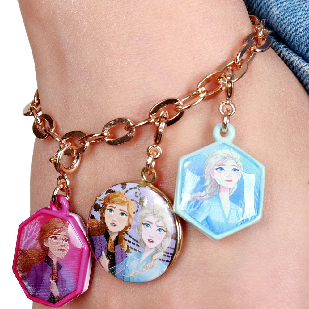 High IntenCity - Charm It! Gold Glitter Anna Charm Disney Frozen