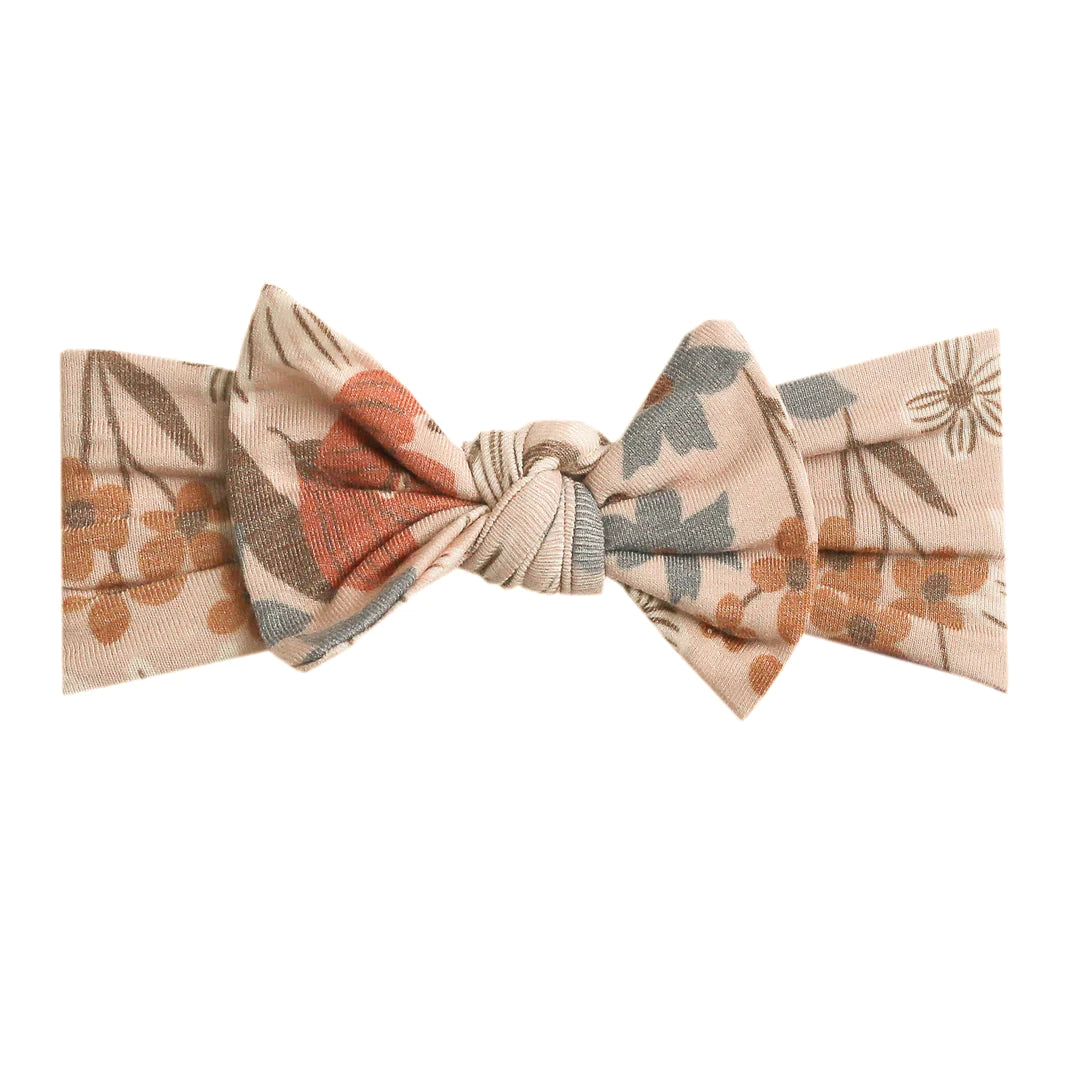 Copper Pearl - Knit Headband Bows (Multiple Styles)