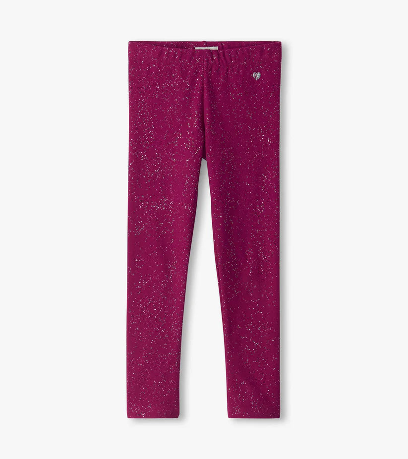 Hatley Kids - Raspberry Radiance Hot Melt Cozy Leggings