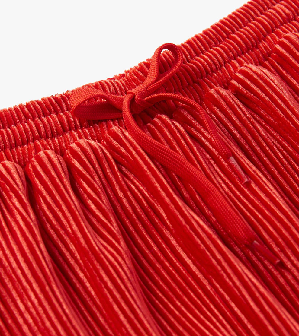 Hatley - Chex Red Pleated Velour Skirt