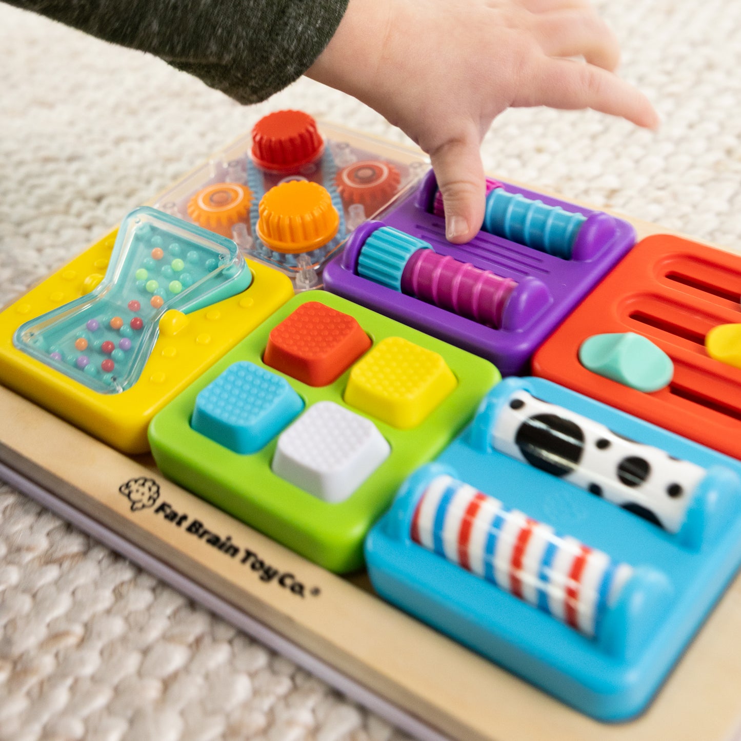 Fat Brain Toys - PlayTab Sensory Tile Set 5