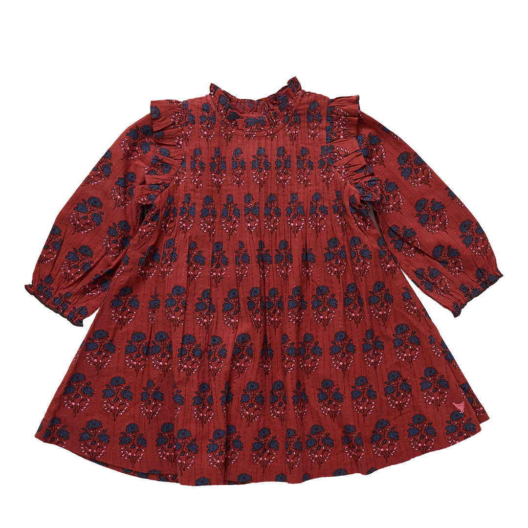 Pink Chicken - Red Autumn Strawflower | Jaipur Dress