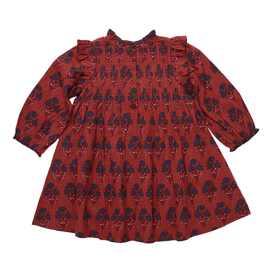 Pink Chicken - Red Autumn Strawflower | Jaipur Dress