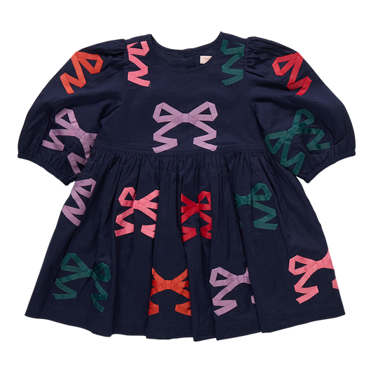 Pink Chicken - Multi Bow Applique | Brooke Dress