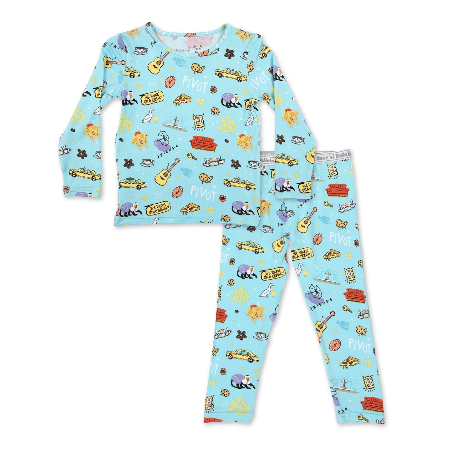 Bellabu Bear - Friends Bamboo Kids Pajamas