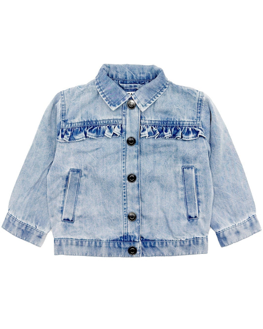 Feather 4 Arrow - Ines Ruffle Denim Jacket