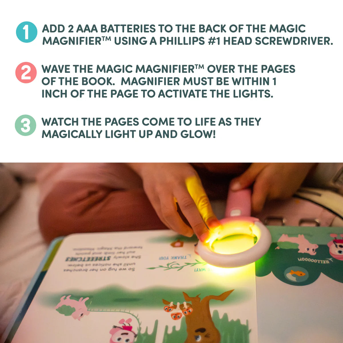 Glo Pals - Light-Up Library - Princess Ida and Her Missing Magic Wand
