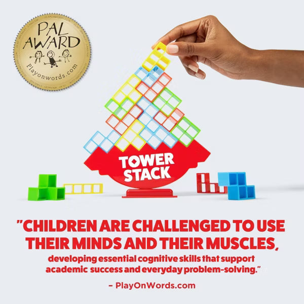 What Do you Meme? - Tower Stack Game: Classic Creative Thinking Play for 2+ Players