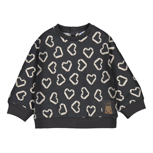 Mayoral - Hearts Pullover Sweater and Ribbed Flare Leggings