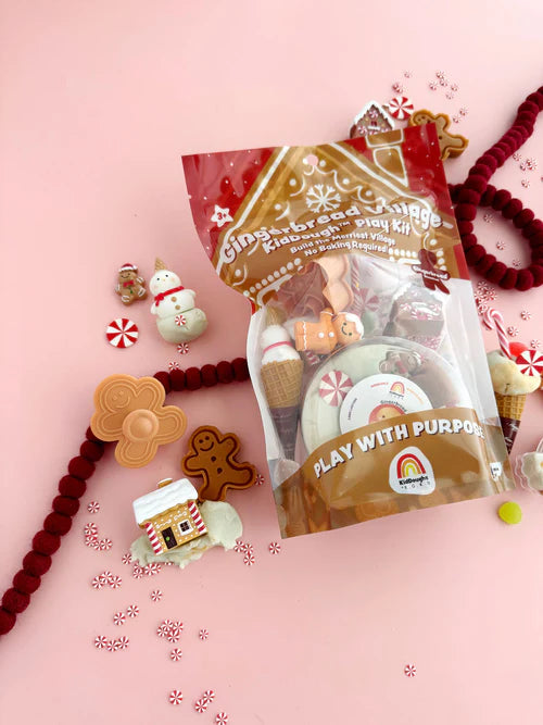 Earth Grown KidDoughs - Gingerbread Village Play Kit