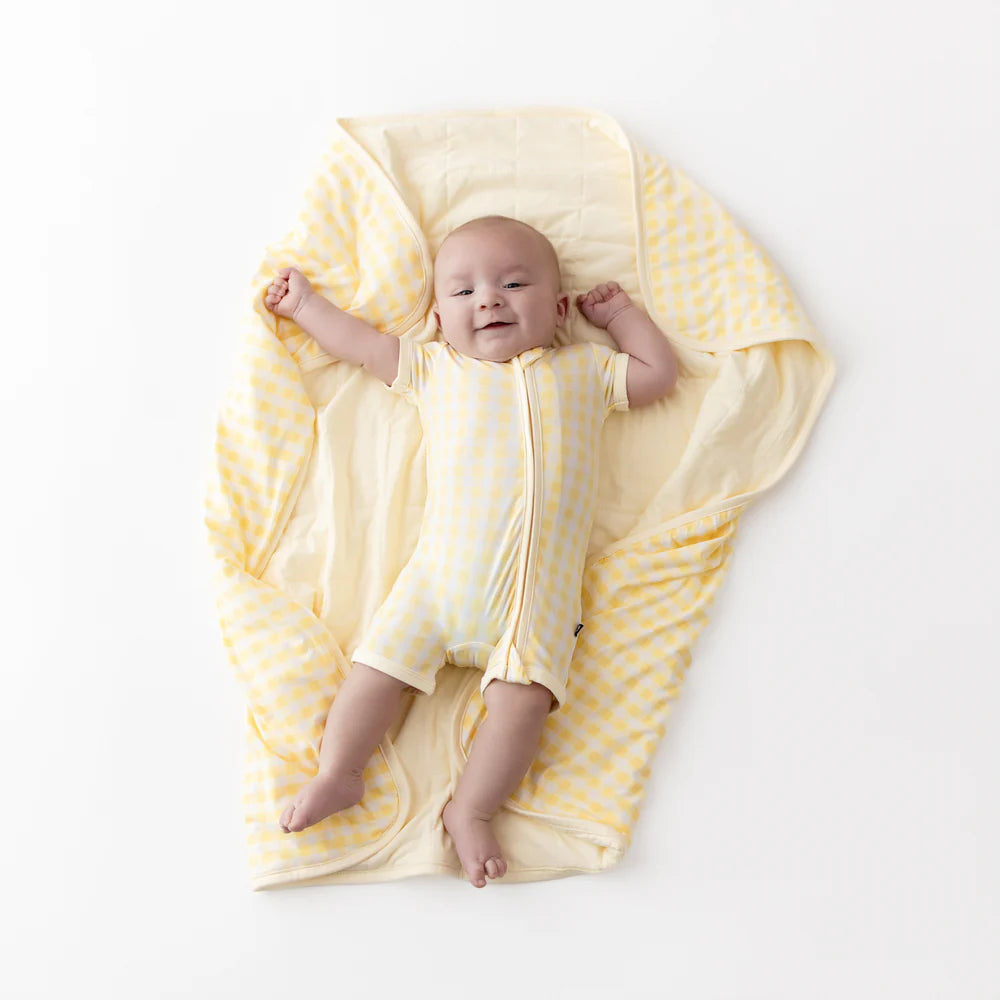 Kyte Baby - Baby Blanket in Gingham Chamomile 1.0