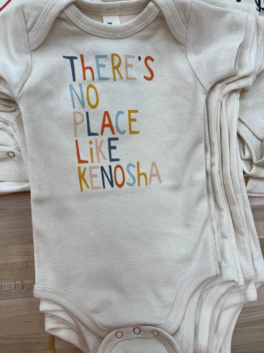 Morado Designs - There's No Place Like Kenosha Onesie and Tee