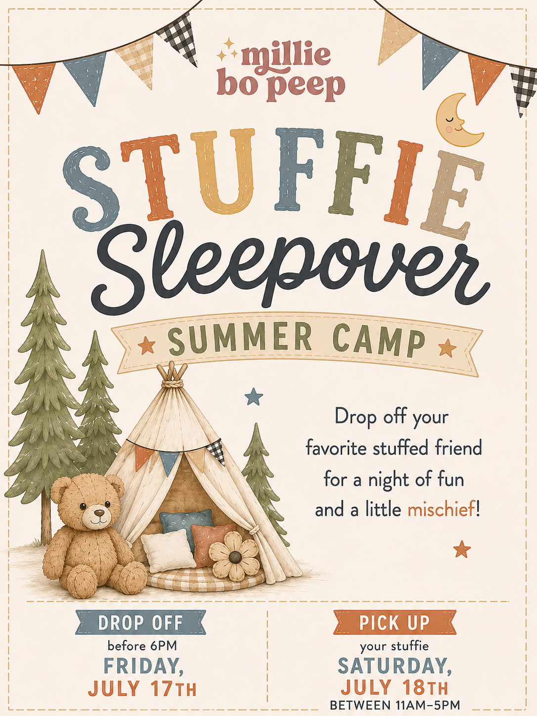 Stuffie Sleepover: Summer Camp at MBP Registration