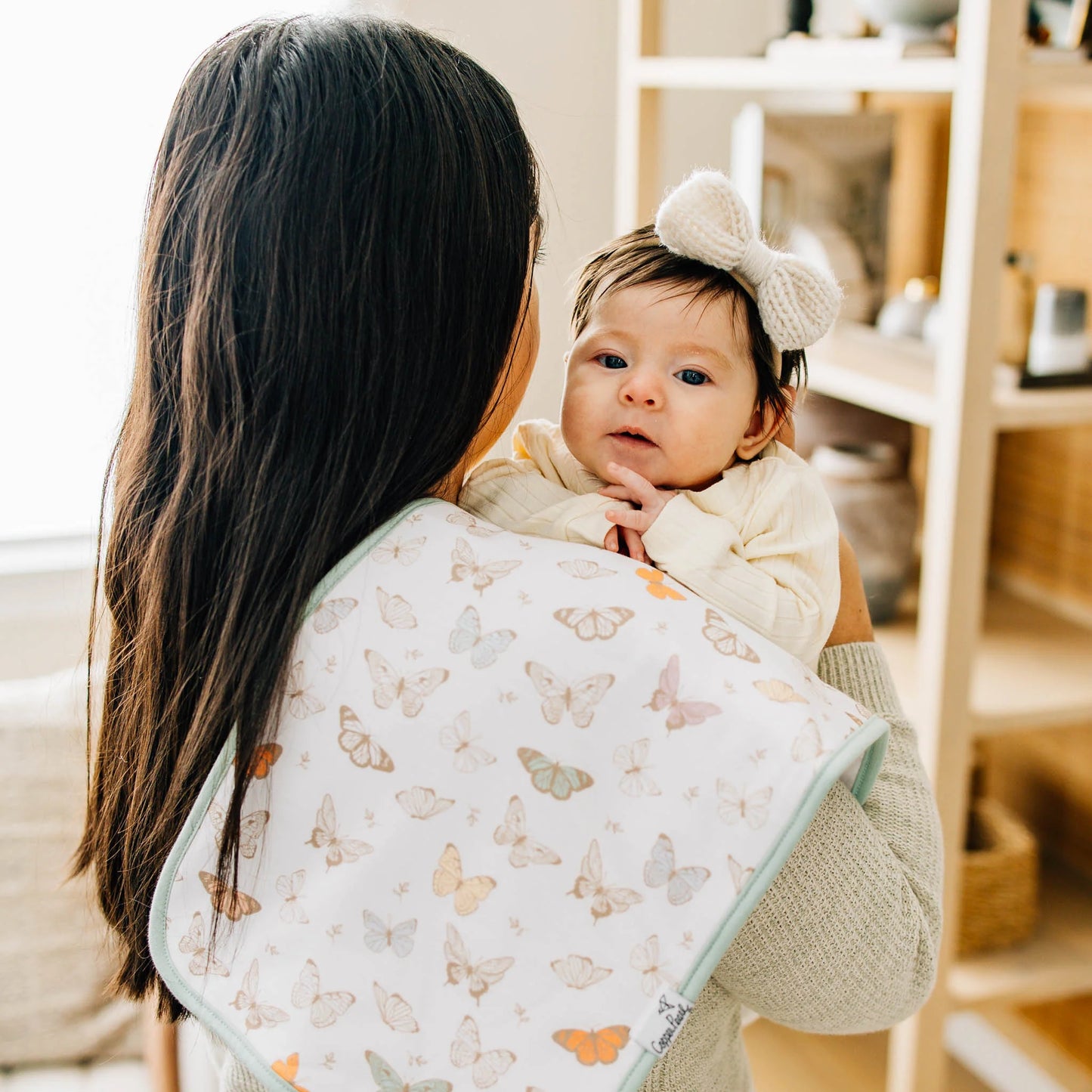 Copper Pearl - Flora Burp Cloth Set (3-Pack)