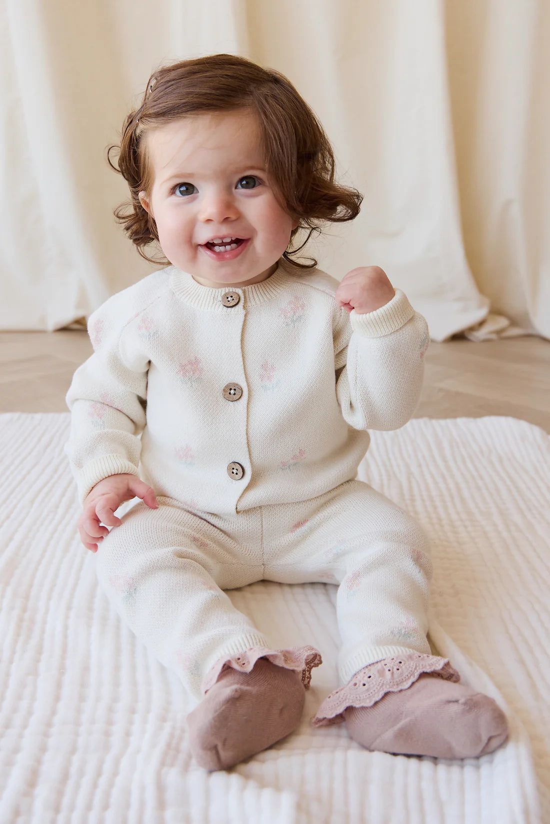 Jamie Kay - Meadow Cardigan - Larissa Egret