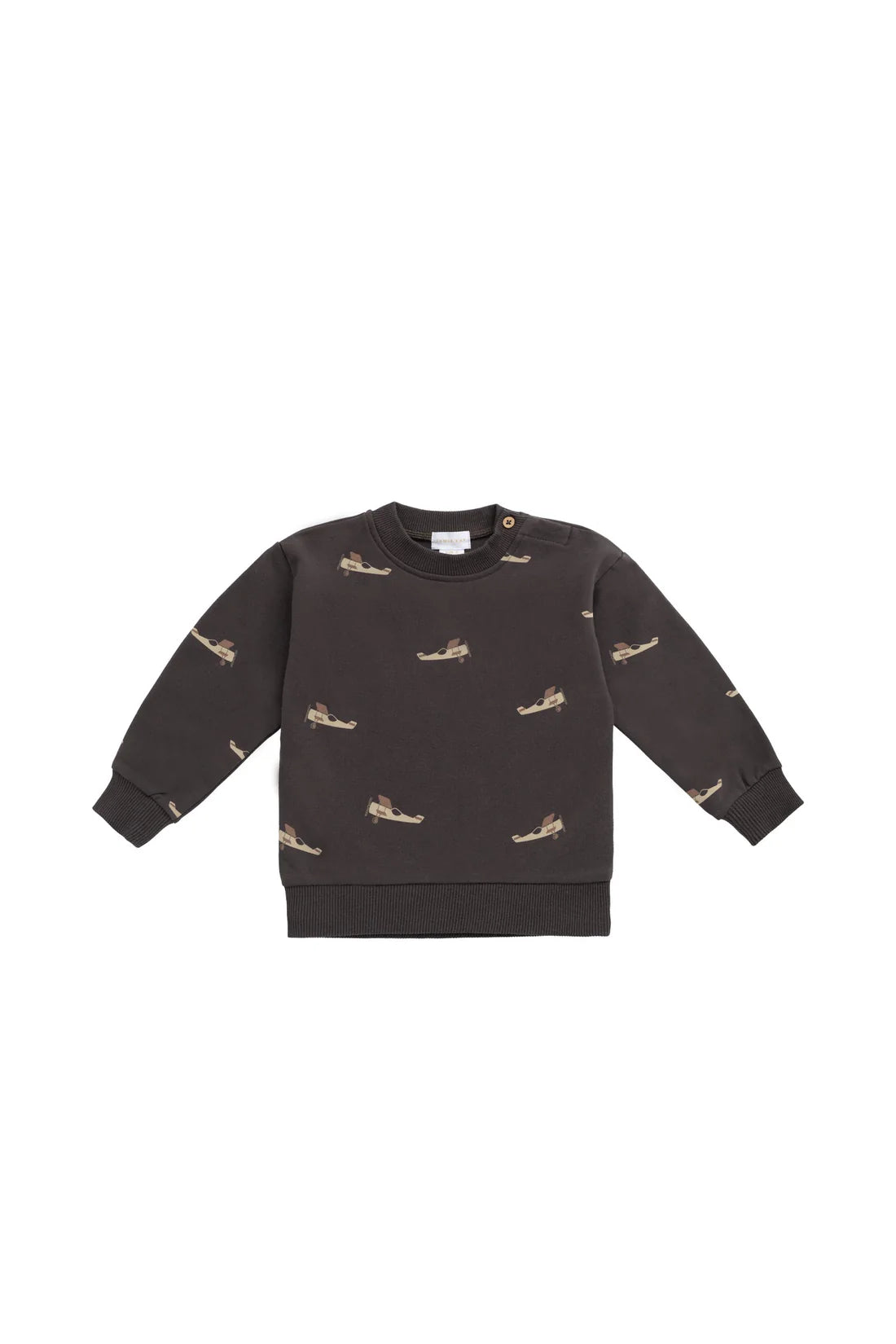 Jamie Kay - Organic Cotton Peyton Sweatshirt - Pilot Planes Bistre
