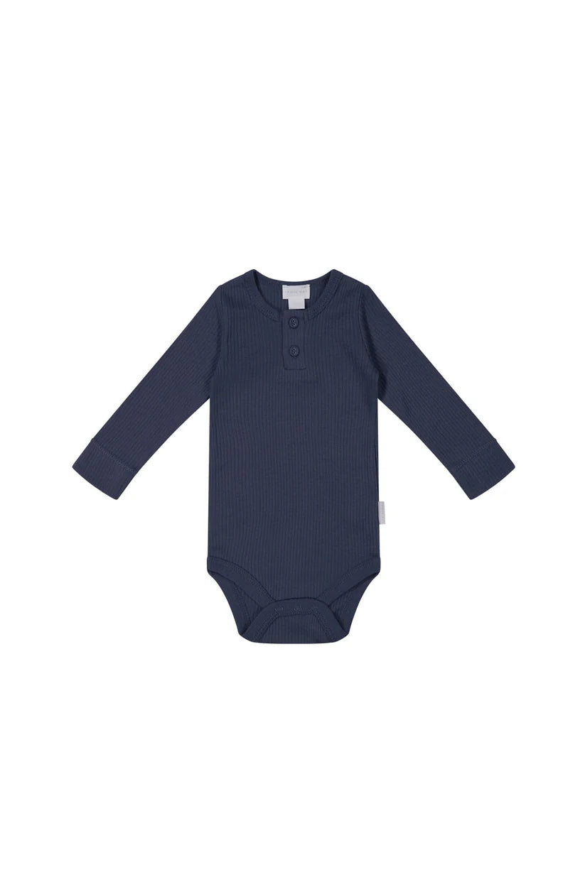 Jamie Kay - Organic Cotton Modal Long Sleeve Bodysuit - Charter