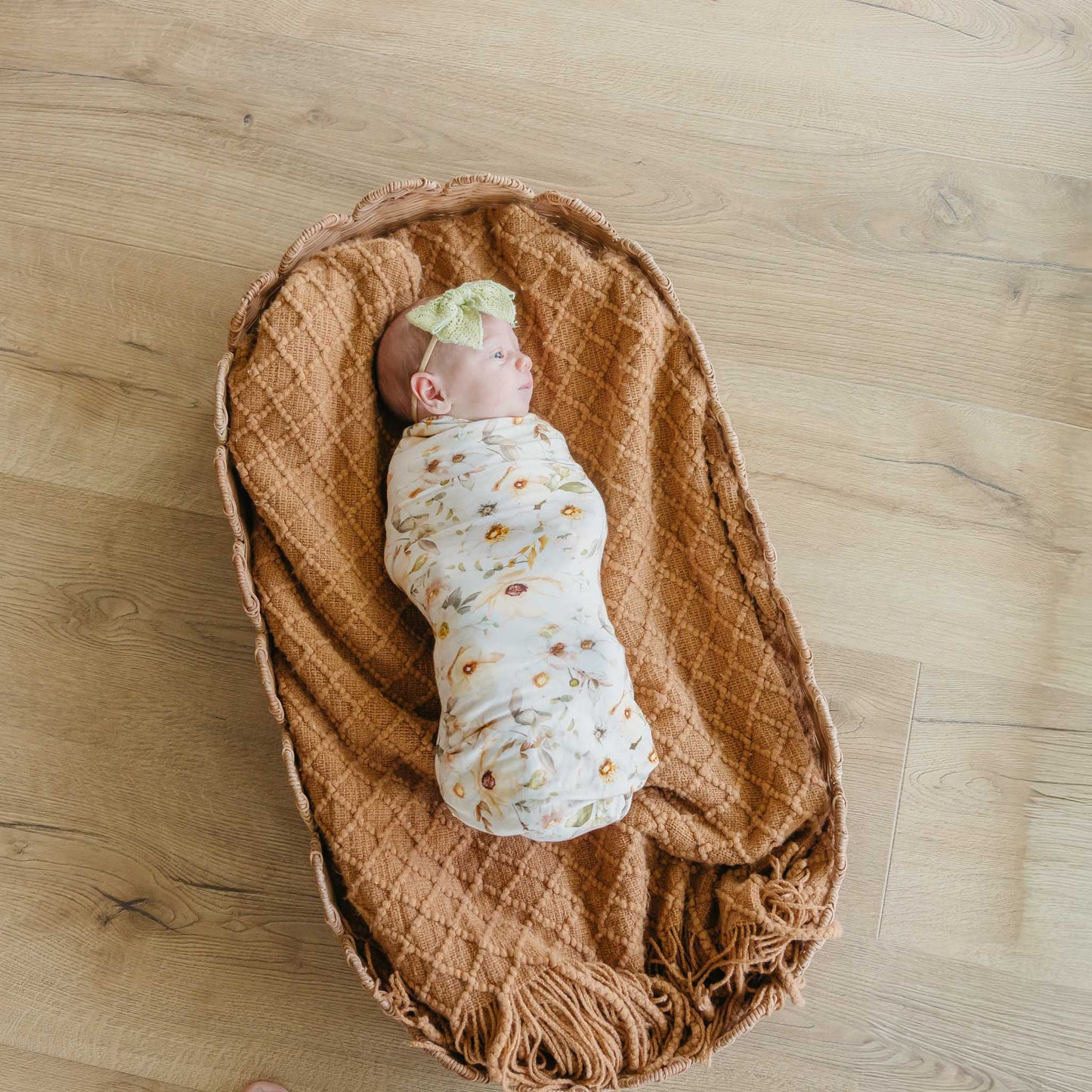 Copper Pearl - Angelique Bamboo Swaddle Blanket