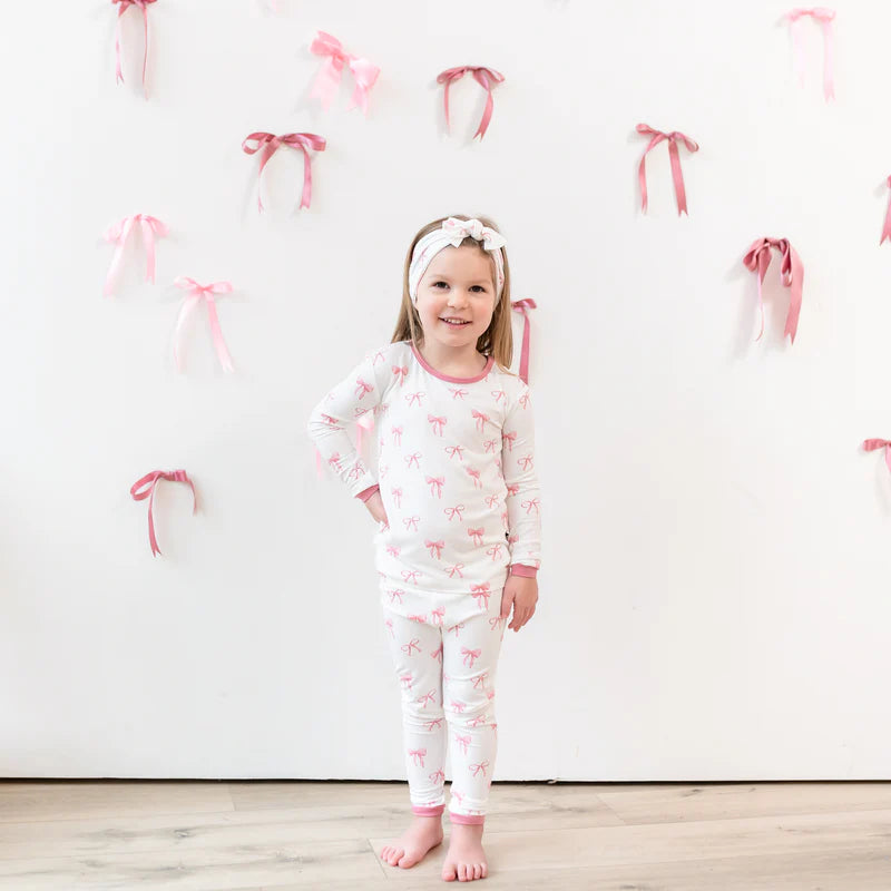 Kyte Baby - Bow Long Sleeve Pajamas