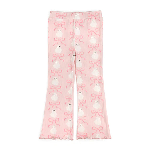 Sweet Wink - Coquette Ghost Halloween Flare Legging