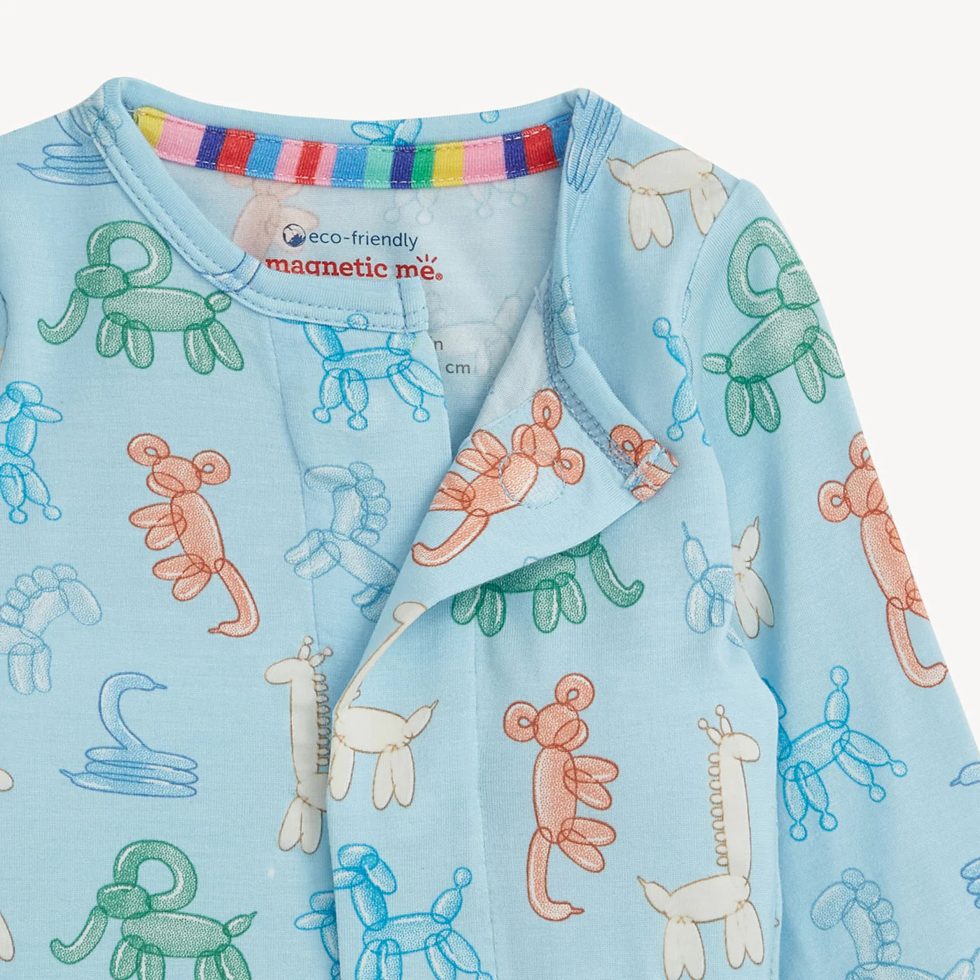 Magnetic Me - Blue Party Animals Glow in the Dark Modal Footie