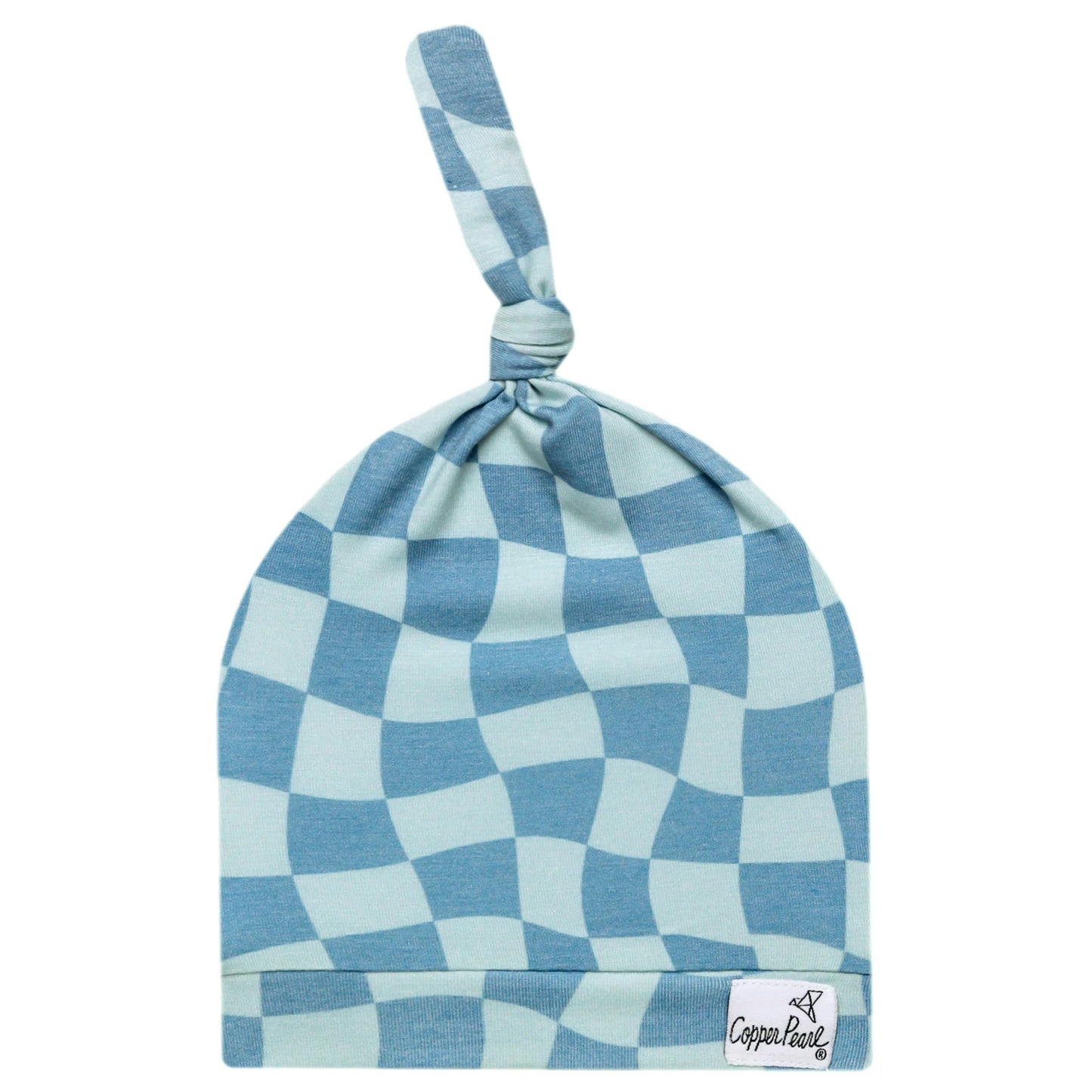 Copper Pearl - Top Knot Hats (0-4 months)