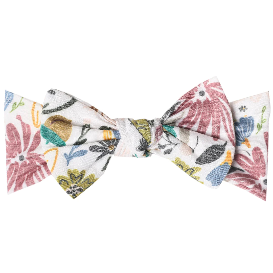 Copper Pearl - Knit Headband Bows (Multiple Styles)