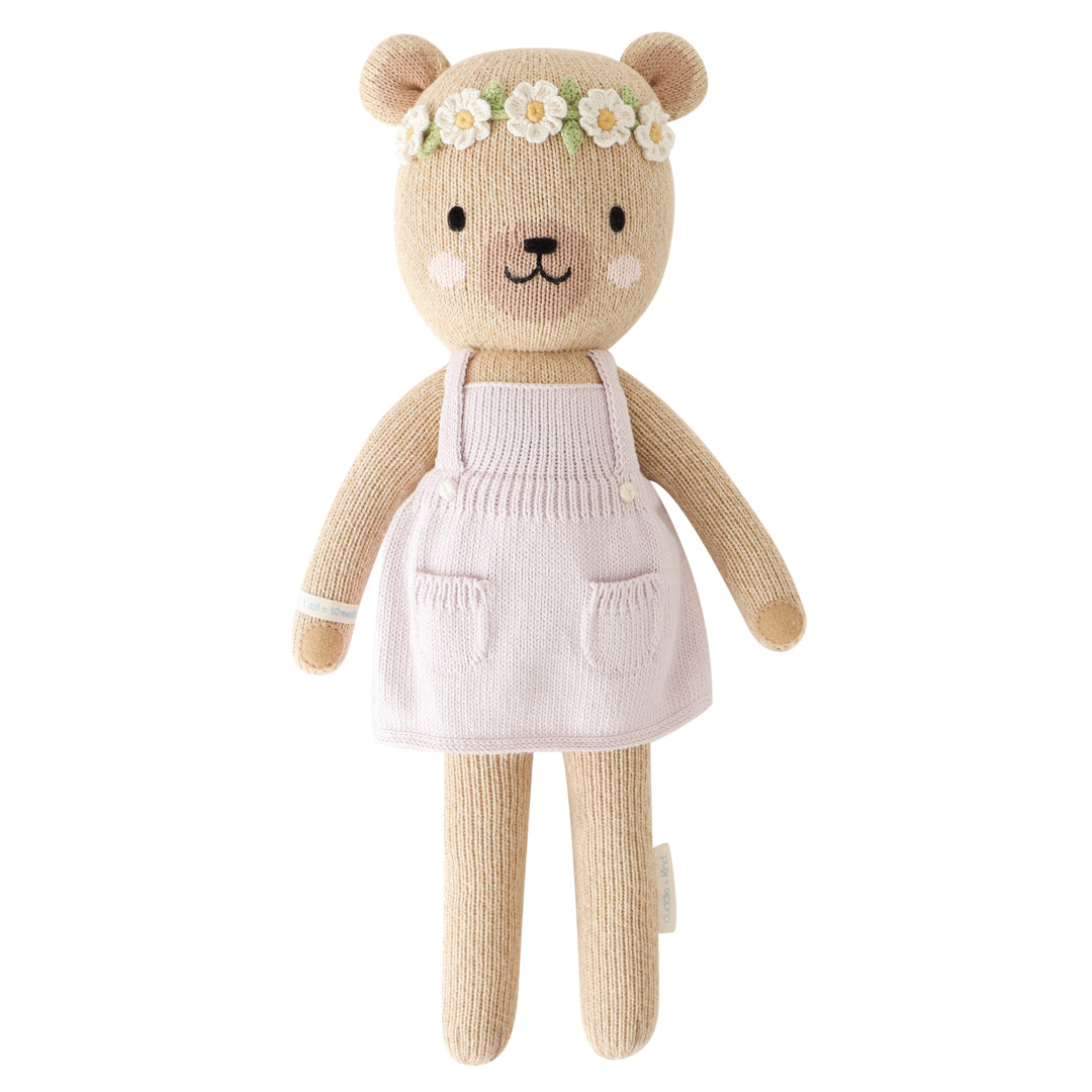 cuddle + kind - Olivia the Honey Bear Handknit Dolls