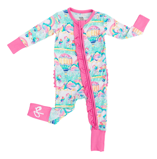 Birdie Bean - Priscilla Ruffle Convertible Romper PJ