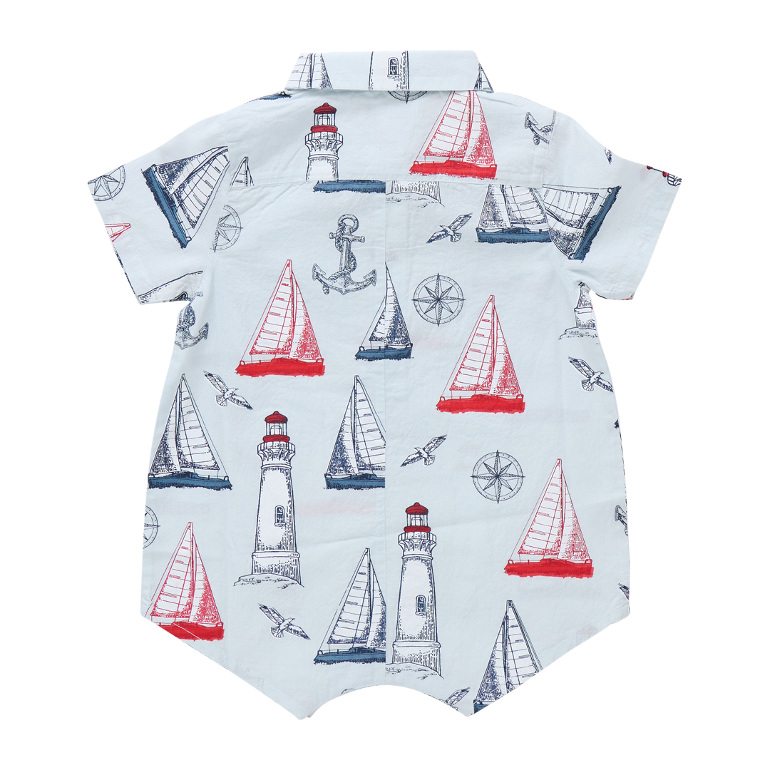 Pink Chicken - Nautical Adventure Easton Jumper