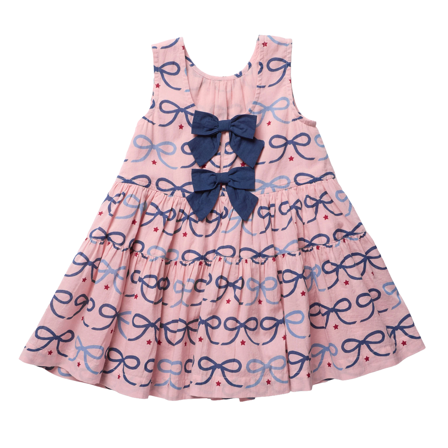 Pink Chicken - Eloise Dress - Pink Bows