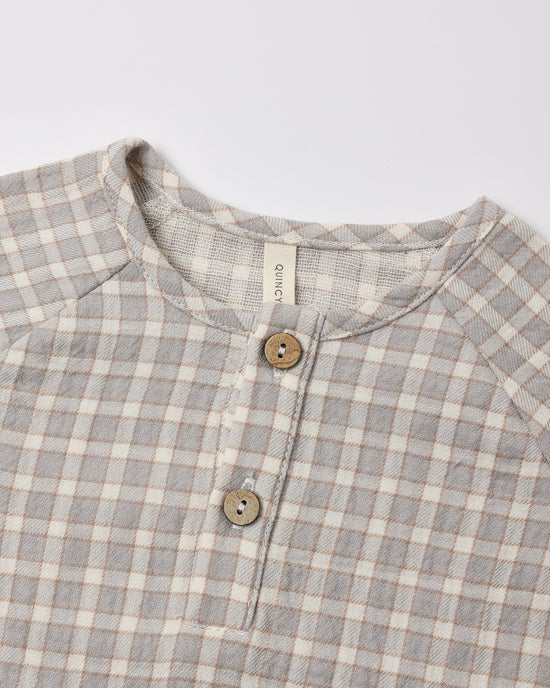 Quincy Mae - Zion Shirt || Blue Gingham