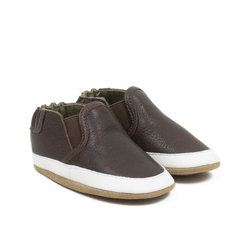 Robeez Shoes - Liam Brown Leather Shoes