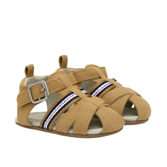 Robeez Shoes - Stuart First Kicks Sandals in Tan