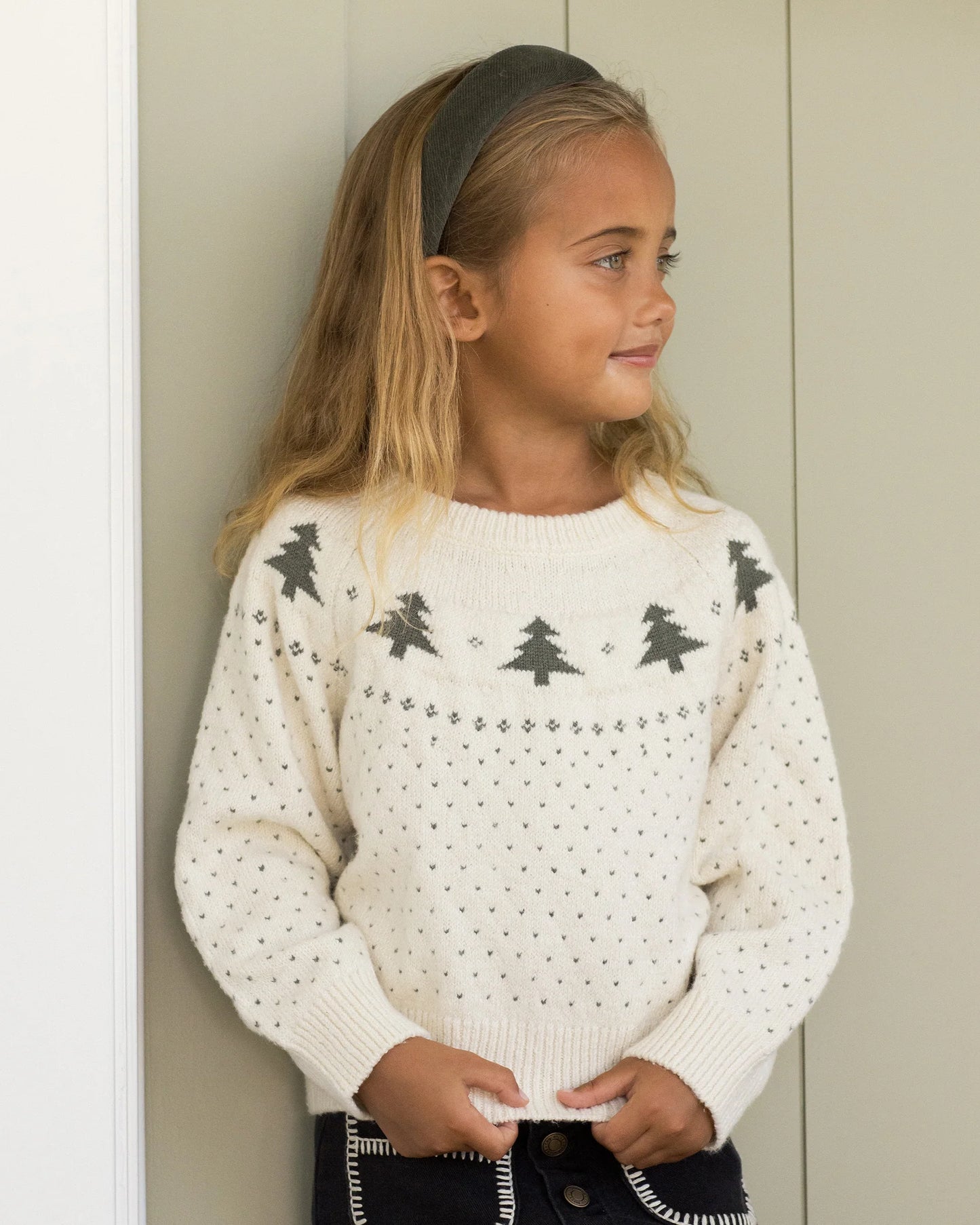 Rylee + Cru - Fair Isle Sweater || Trees