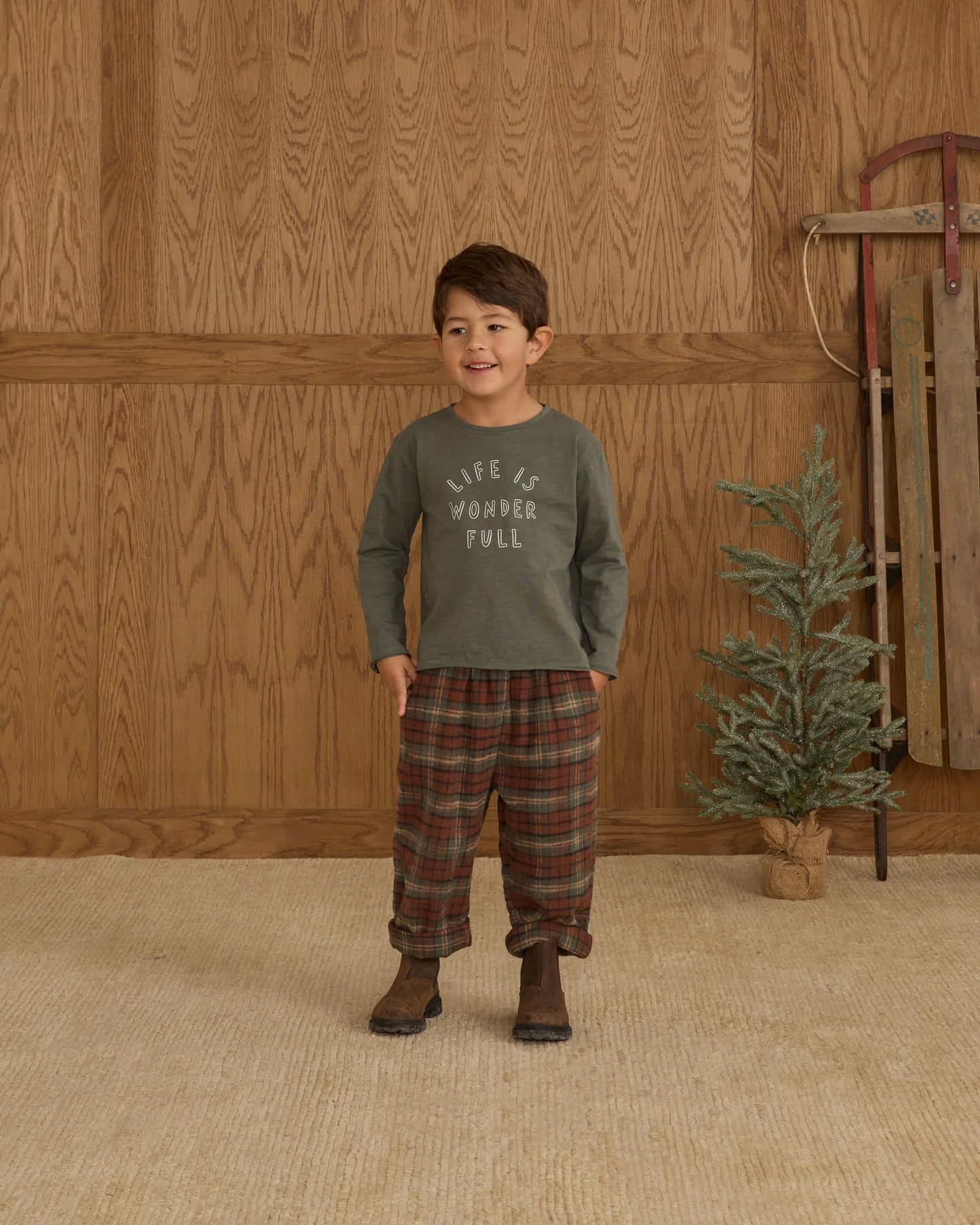 Rylee + Cru - Raw Edge Long Sleeve Tee || Life is Wonder Full