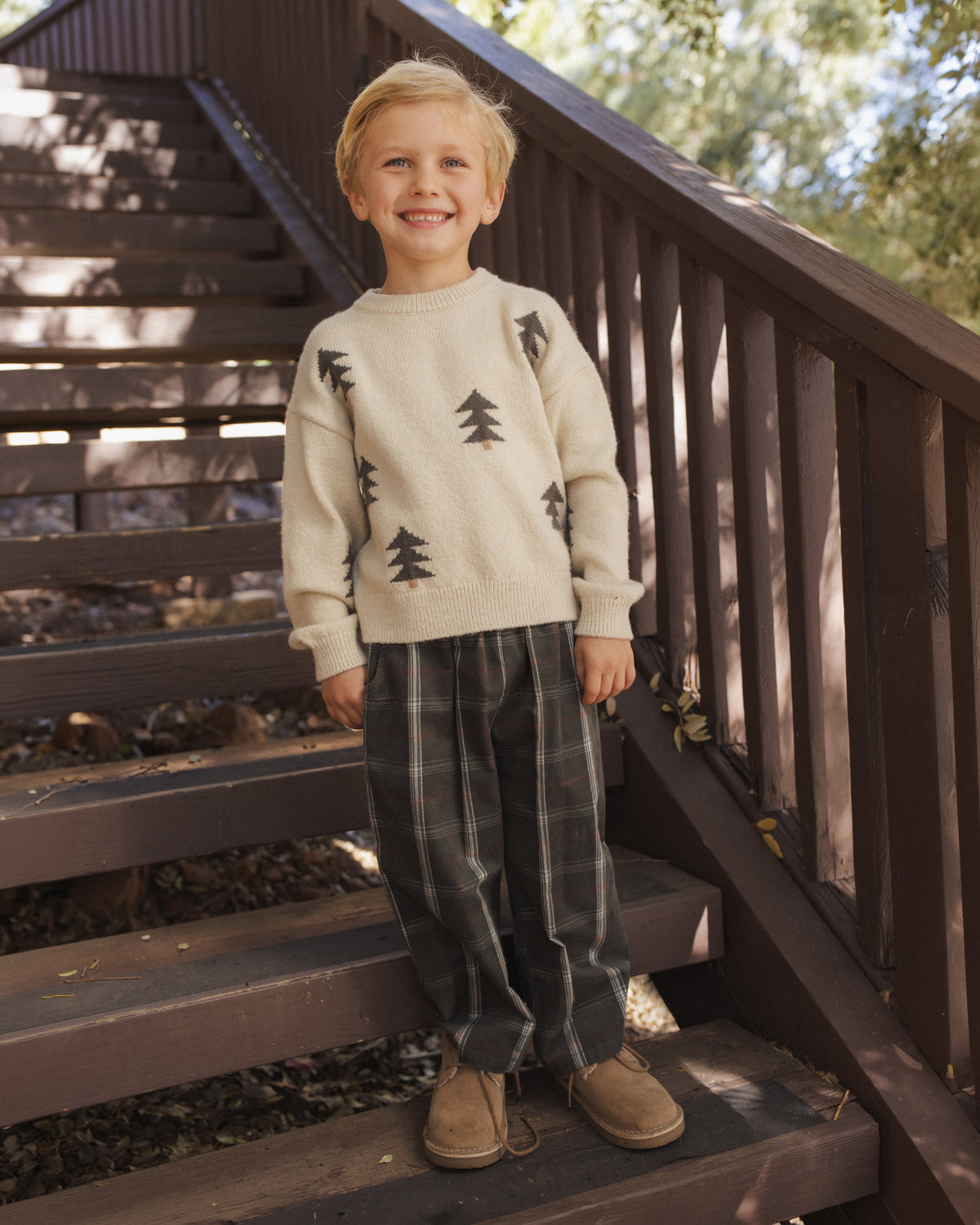 Rylee + Cru - Palmer Pant || Holiday Plaid