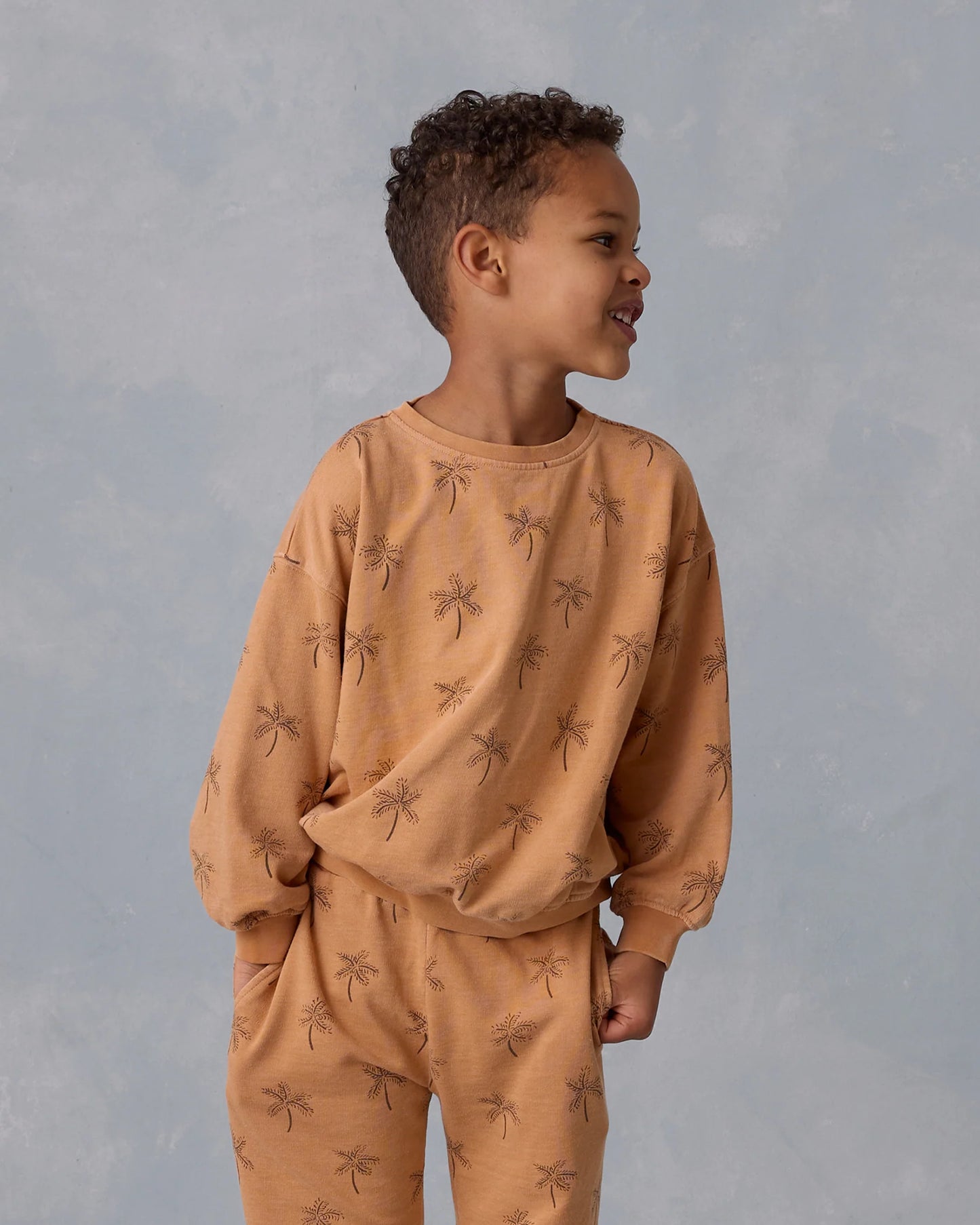 Rylee + Cru - Relaxed Sweatshirt || Palms