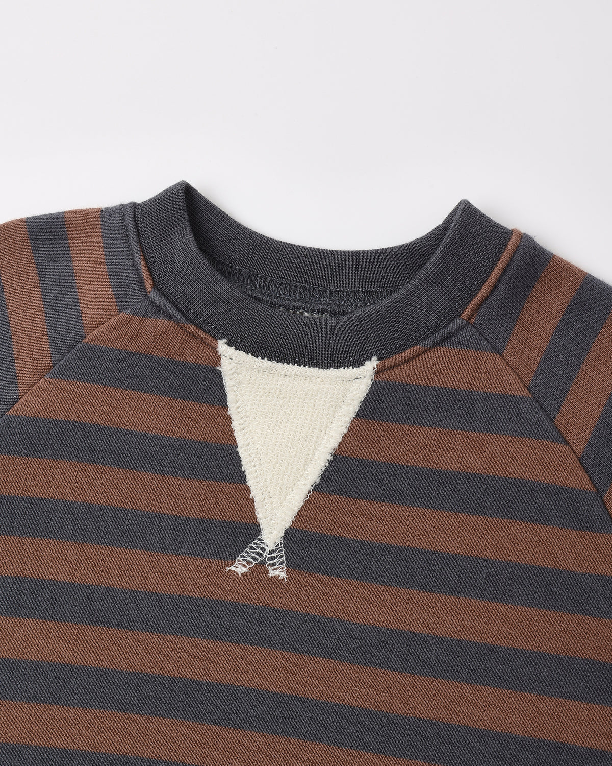 Rylee + Cru - Crew Neck Romper || Mulberry Stripe