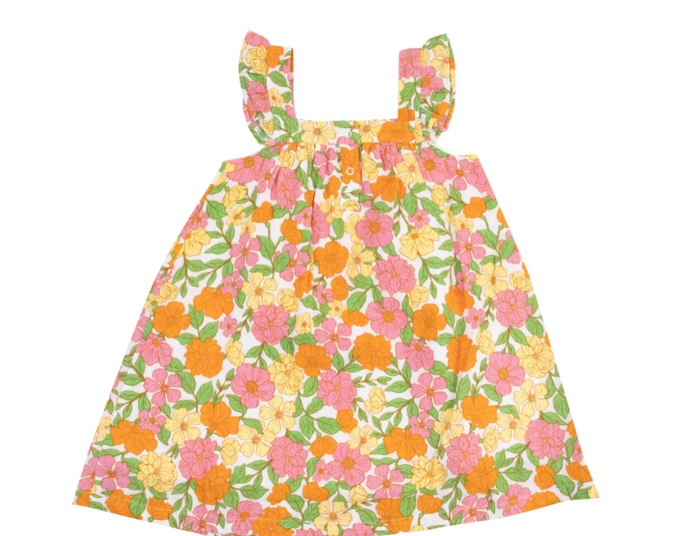 Angel Dear - Botanical Retro Floral Sundress