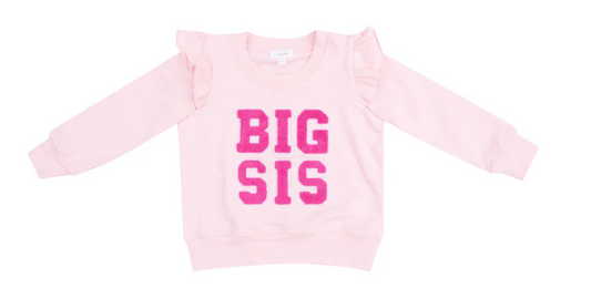Angel Dear - Sibling Big Sis Ruffle Sweatshirt