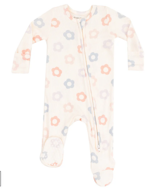 Angel Dear - Daisy Pop 2 Way Zipper Footie