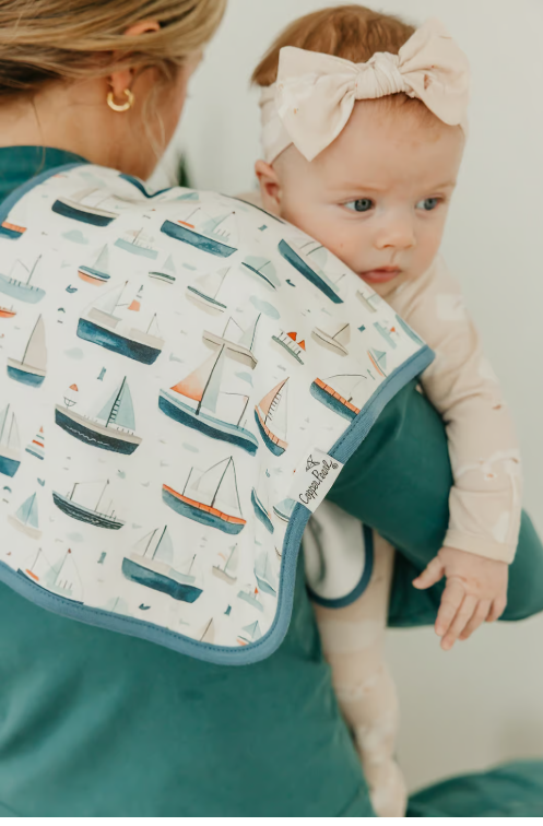 Copper Pearl - Fischer Burp Cloth Set (3-Pack)