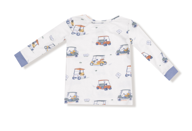 Angel Dear - Zooming Golf Carts - L/S Loungewear Set