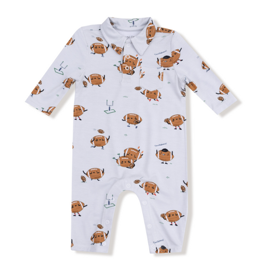 Angel Dear - Footballs Playing Football - Polo Romper